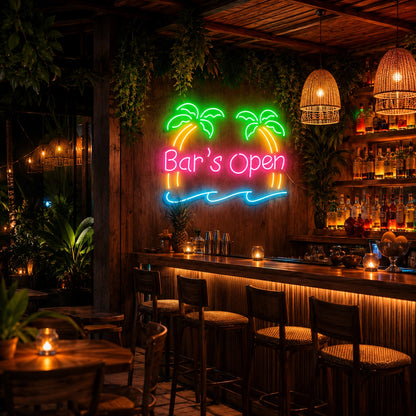 Bar's Open LED Neon Sign - 04 Size Image