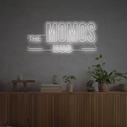 Bars Weddings And The Momos Hub Led Neon Sign | Shineneon
