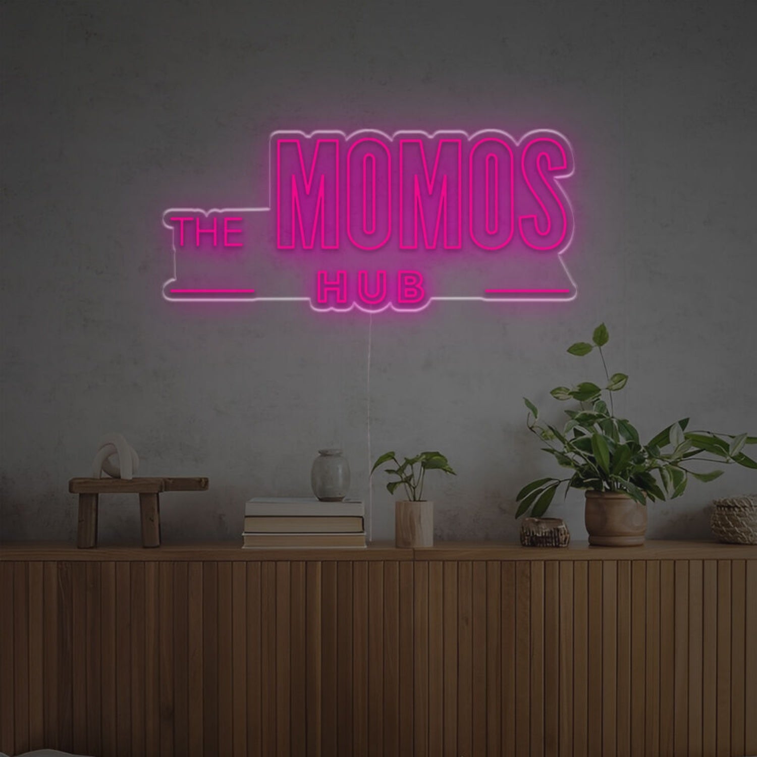 Bars Weddings And The Momos Hub Led Neon Sign | Shineneon