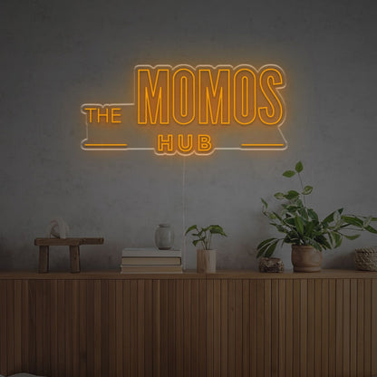 Bars Weddings And The Momos Hub Led Neon Sign | Shineneon