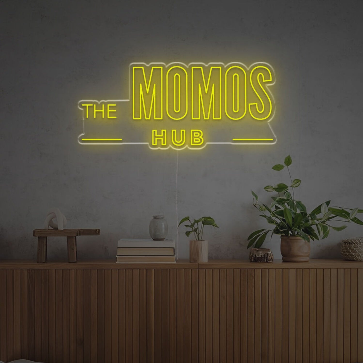 Bars Weddings And The Momos Hub Led Neon Sign | Shineneon