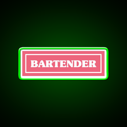 Bartender Cocktail Bar Decor Led Neon Sign Rgb Color - LED neon sign view 8