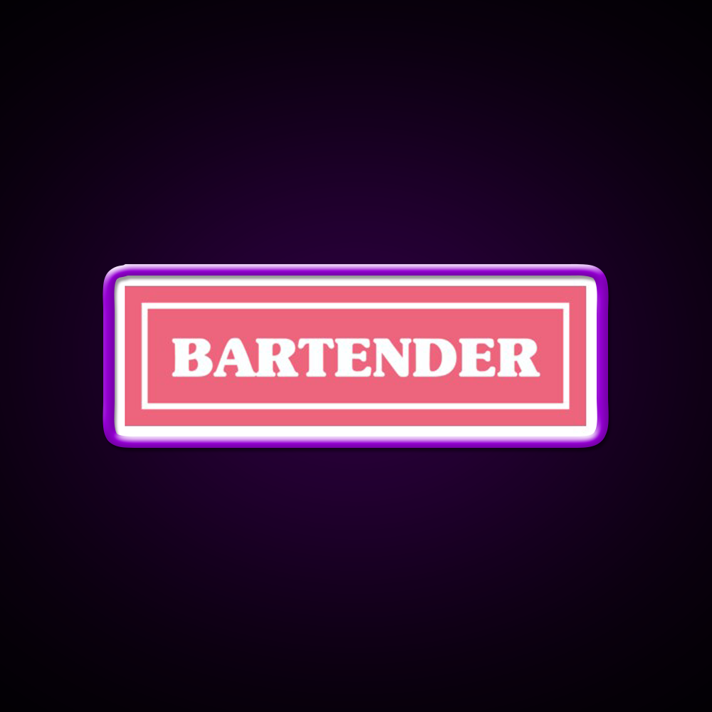 Bartender Cocktail Bar Decor Led Neon Sign Rgb Color - LED neon sign view 9