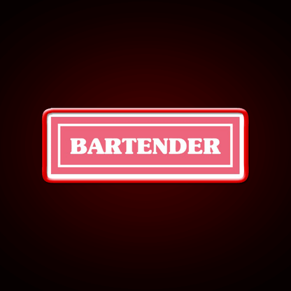 Bartender Cocktail Bar Decor Led Neon Sign Rgb Color - Shineneon