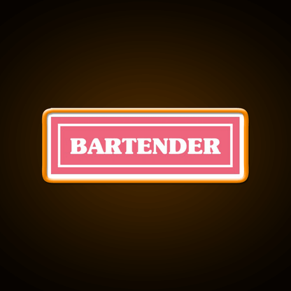 Bartender Cocktail Bar Decor Led Neon Sign Rgb Color - Shineneon