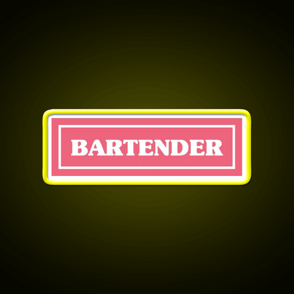 Bartender Cocktail Bar Decor Led Neon Sign Rgb Color - Shineneon