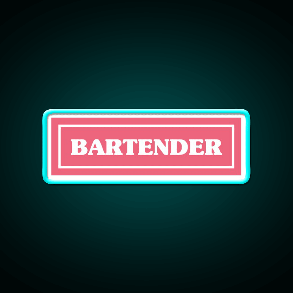 Bartender Cocktail Bar Decor Led Neon Sign Rgb Color - Shineneon