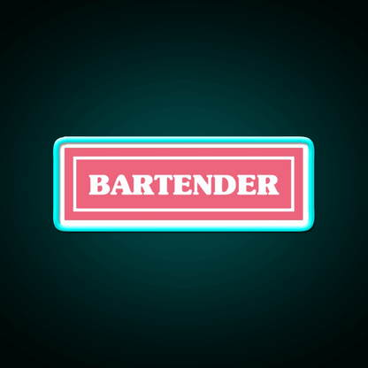 Bartender Cocktail Bar Decor Led Neon Sign Rgb Color - Shineneon