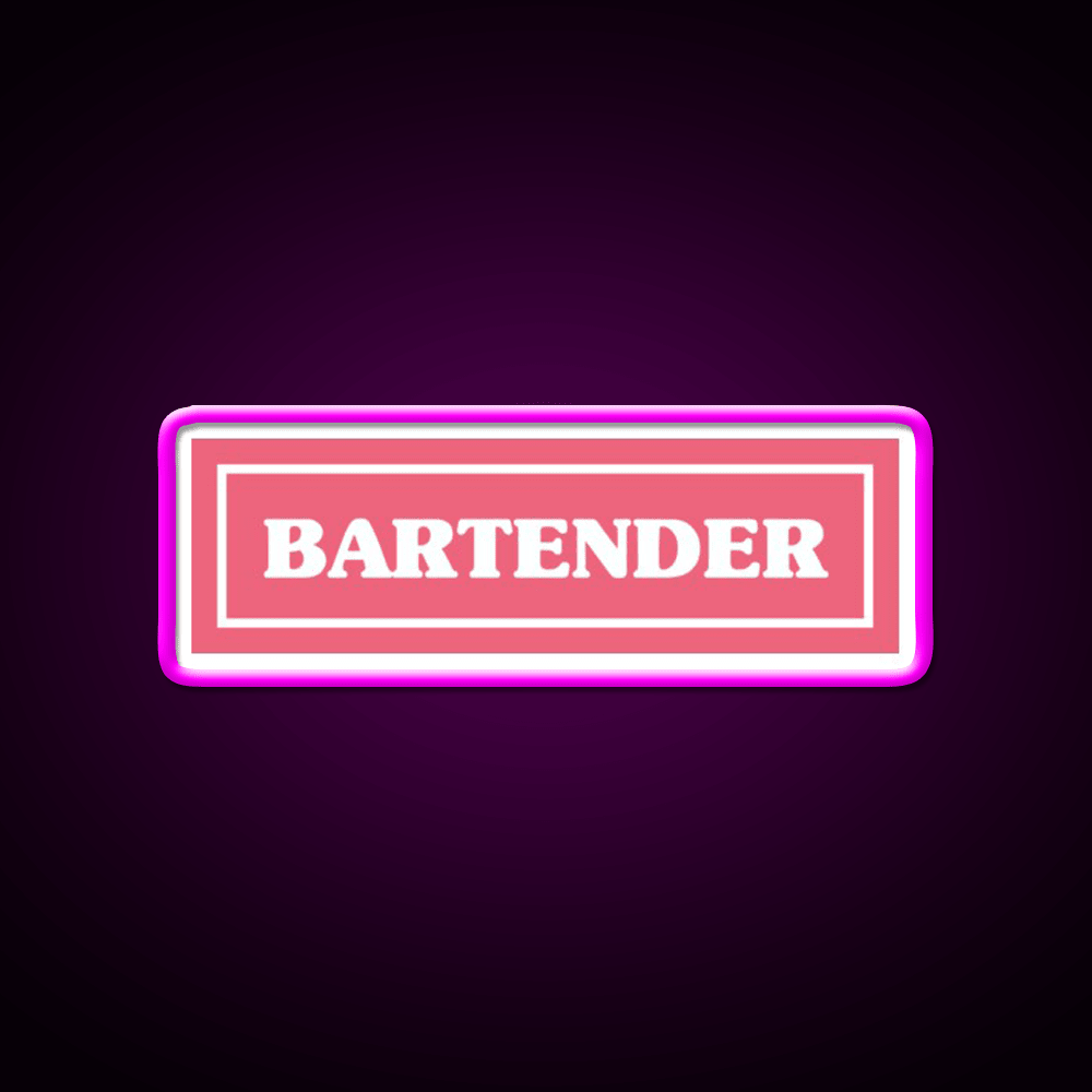 Bartender Cocktail Bar Decor Led Neon Sign Rgb Color - Shineneon