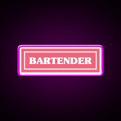 Bartender Cocktail Bar Decor Led Neon Sign Rgb Color - Shineneon