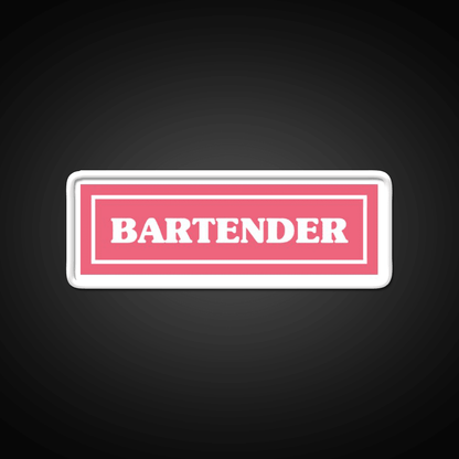 Bartender Cocktail Bar Decor Led Neon Sign Rgb Color - Shineneon
