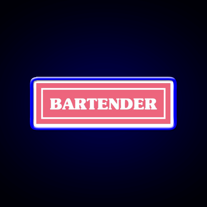 Bartender Cocktail Bar Decor Led Neon Sign Rgb Color - Shineneon