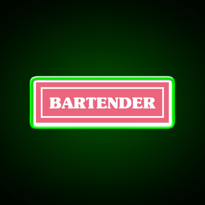 Bartender Cocktail Bar Decor Led Neon Sign Rgb Color - Shineneon