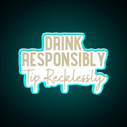 Bartender Man Cave Bar Led Neon Sign Letter Art Rgb Color