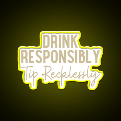 Bartender Man Cave Bar Led Neon Sign Letter Art Rgb Color