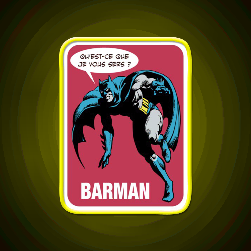 Bartender Man Cave Bar Led Neon Sign Rgb Color