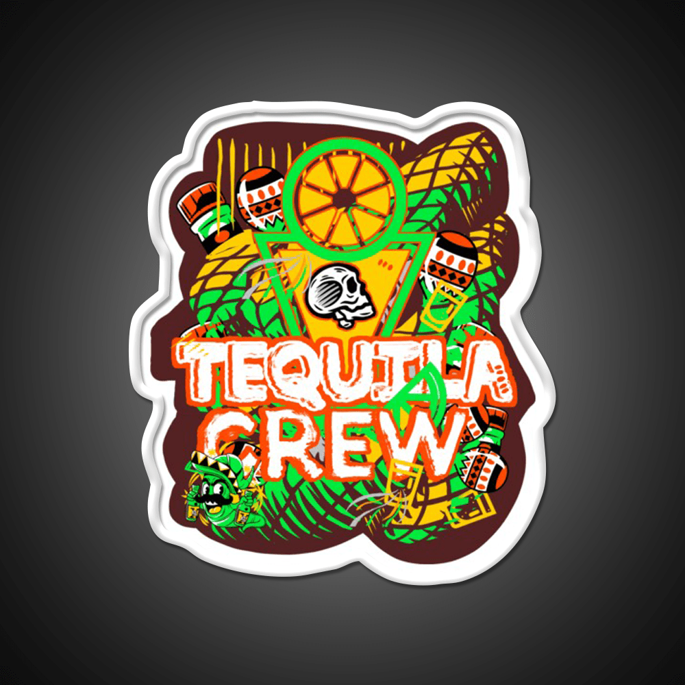 Bartender Party Crew Party Drink Tequila Led Neon Sign Rgb Color - Shineneon