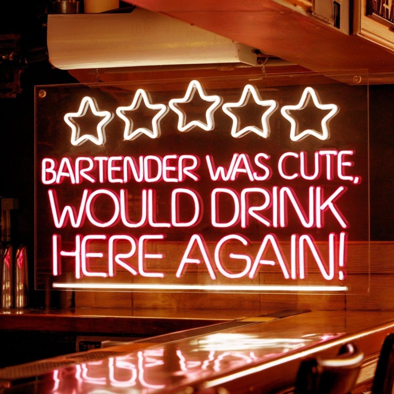 Bartender Was Cute Led Neon Sign Light For Home | Shineneon