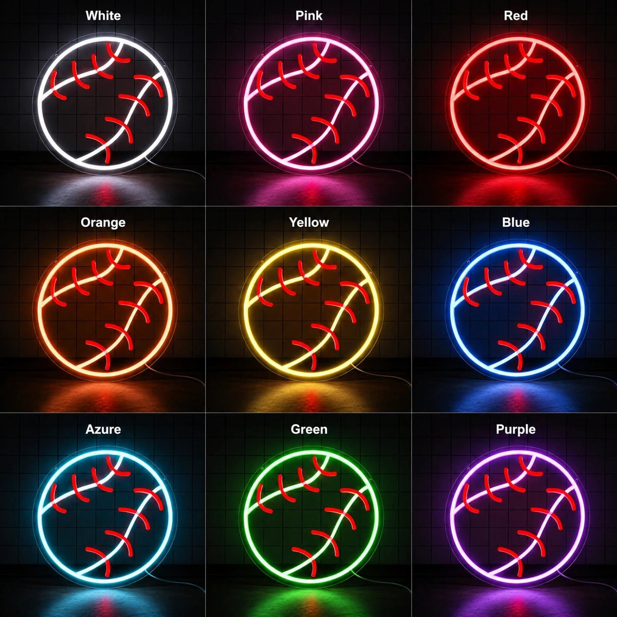 Baseball Ball LED Neon Sign - Shineneon