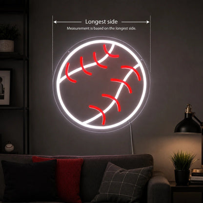 Baseball Ball LED Neon Sign - Shineneon