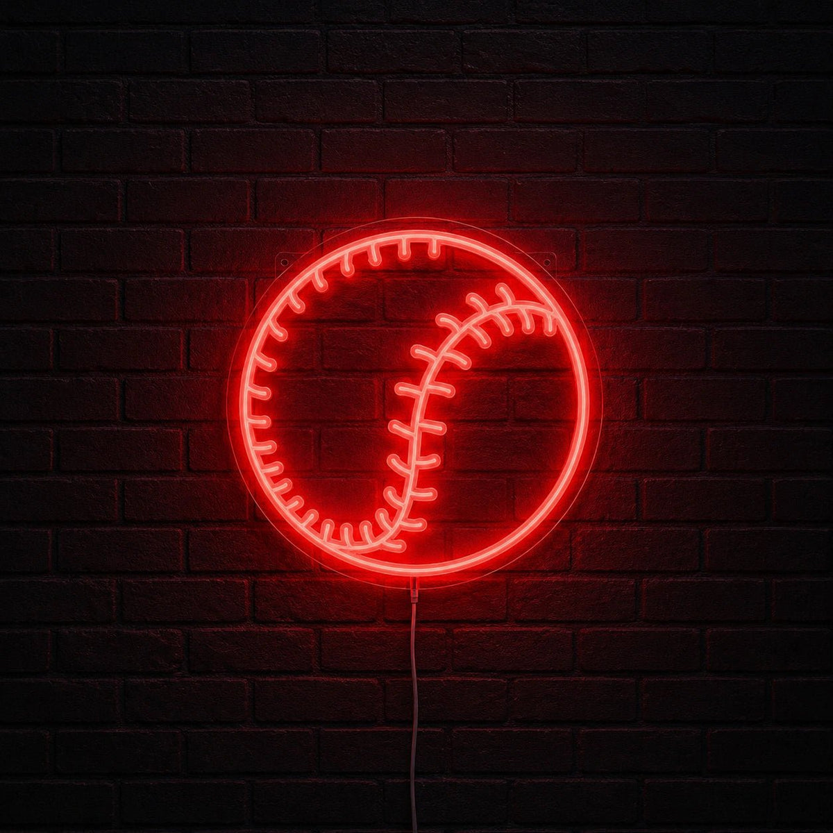 Baseball Ball Stitching LED Neon Sign - Shineneon