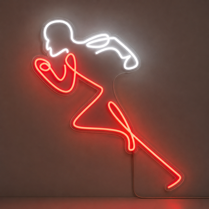 Baseball Bat Game Room LED Neon Sign main product image