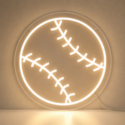 Baseball Bedroom Decor LED Neon Sign main product image