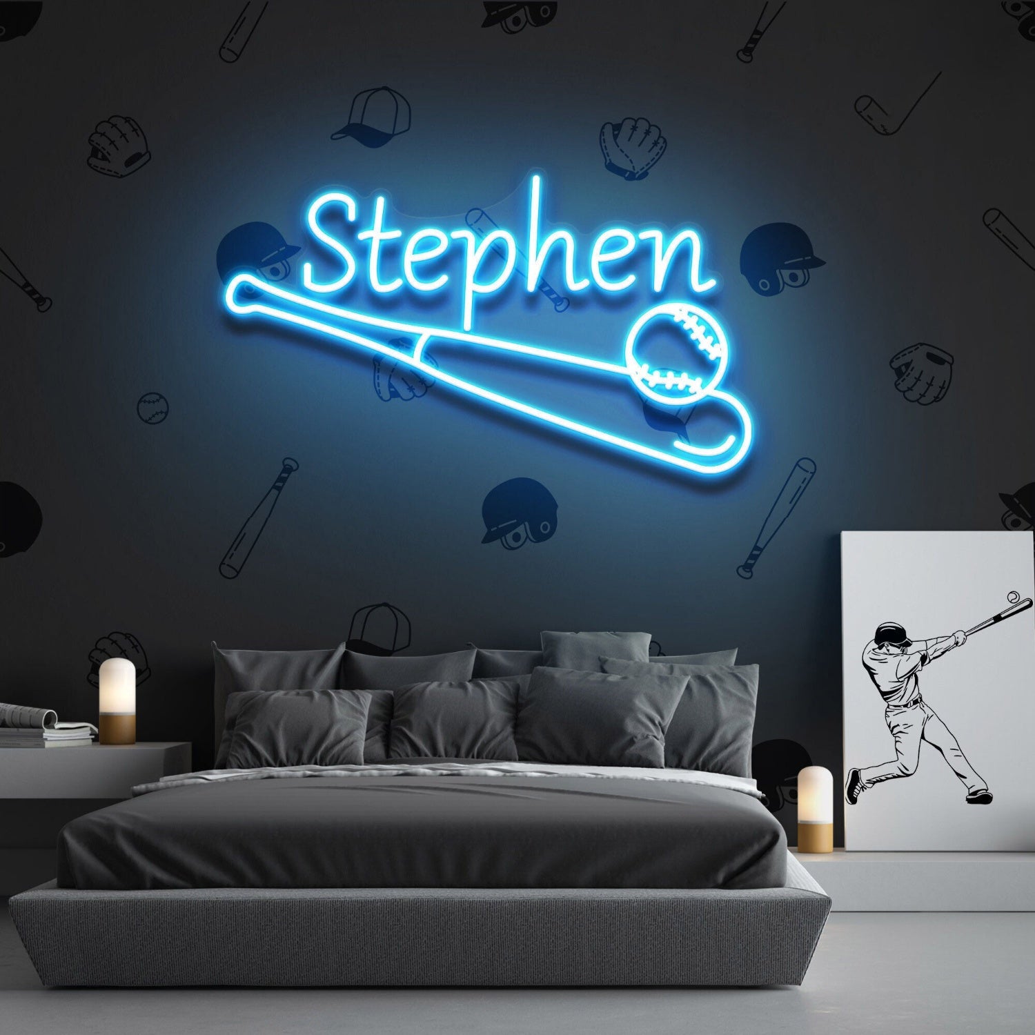 Baseball Led Neon Sign Fboys Room Decor - Shineneon