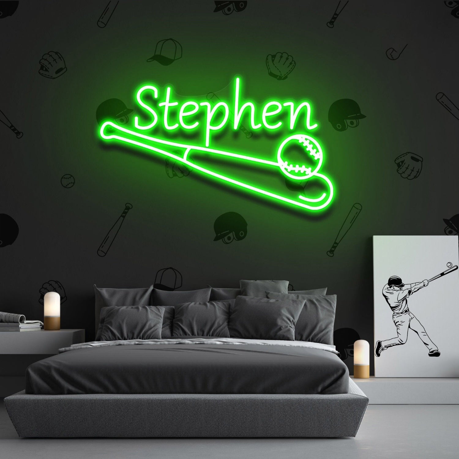 Baseball Led Neon Sign Fboys Room Decor - Shineneon