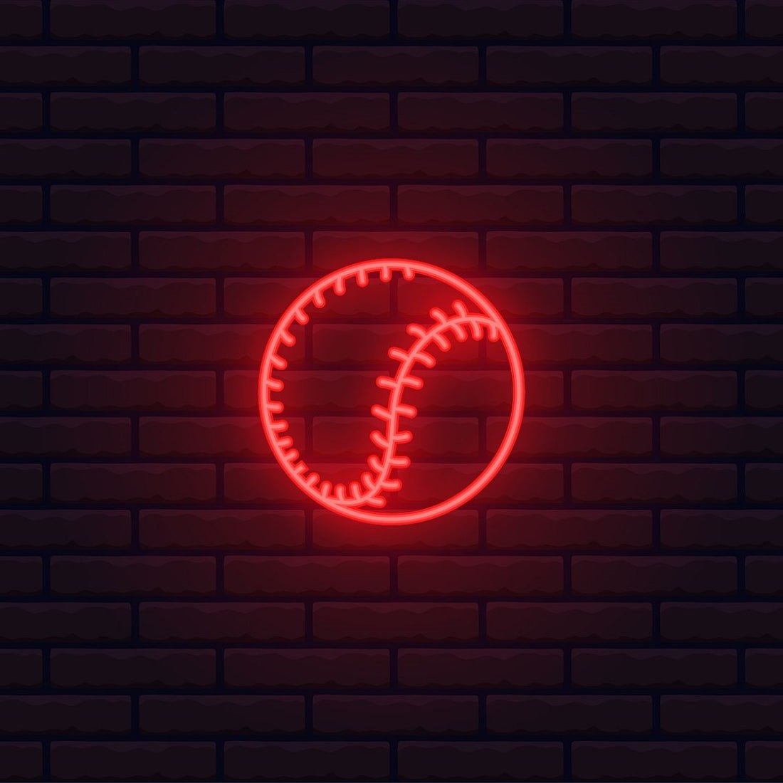 Baseball Led Sign Business Neon Sign