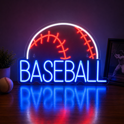 Baseball Locker Room LED Neon Sign main product image