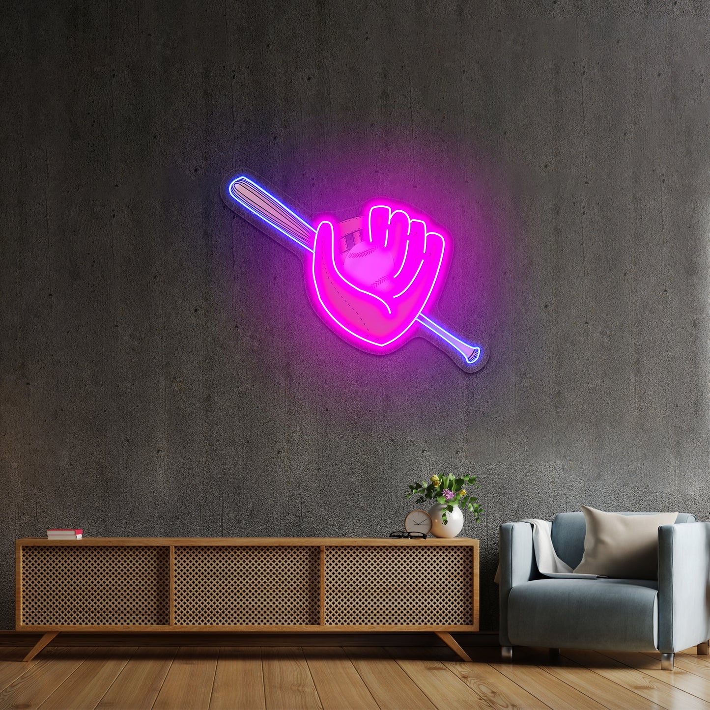 Baseball Sports Neon Signs For Inexpensive Custom Neon Signs