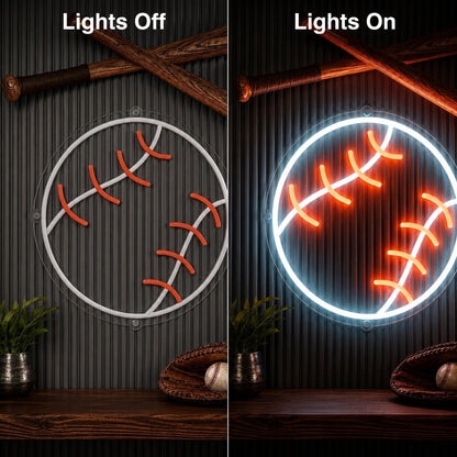 Baseball Stitches LED Neon Sign - Shineneon