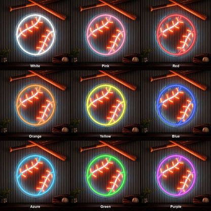Baseball Stitches LED Neon Sign - Shineneon