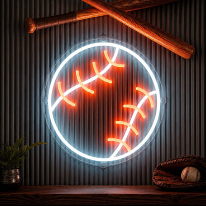 Baseball Stitches LED Neon Sign - Shineneon