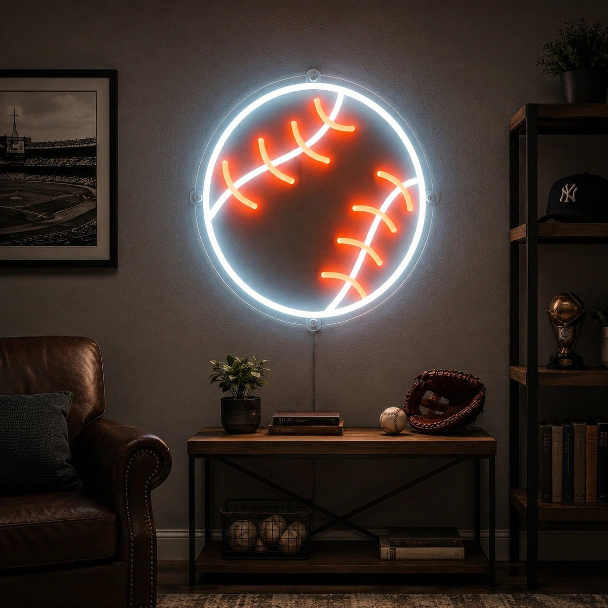 Baseball Stitches LED Neon Sign - Shineneon