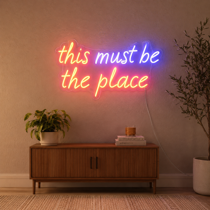 Basement Lounge Square Wall Decor LED Neon Sign Home Art main product image