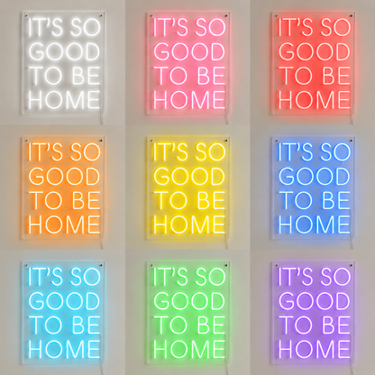 Basement Square Wall Decor LED Neon Sign color grid