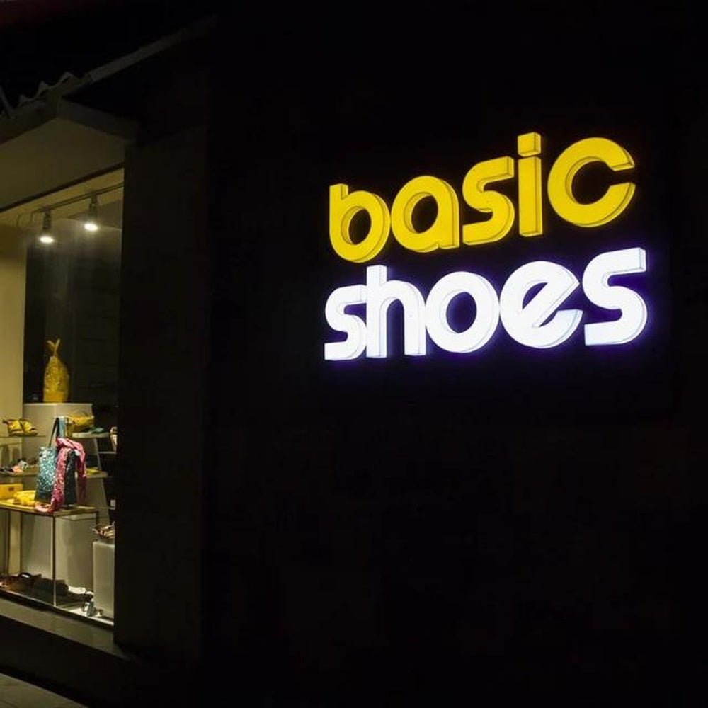 Basic Shoes 3D Fulllit Acrylic Led Letters Sign - Shineneon