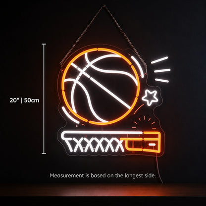 Basketball Bar Wall Neon Sign LED Neon Sign size image