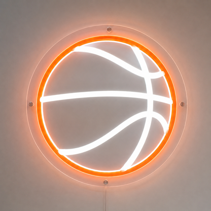 Basketball Fan Sports Wall Art LED Neon Sign main product image