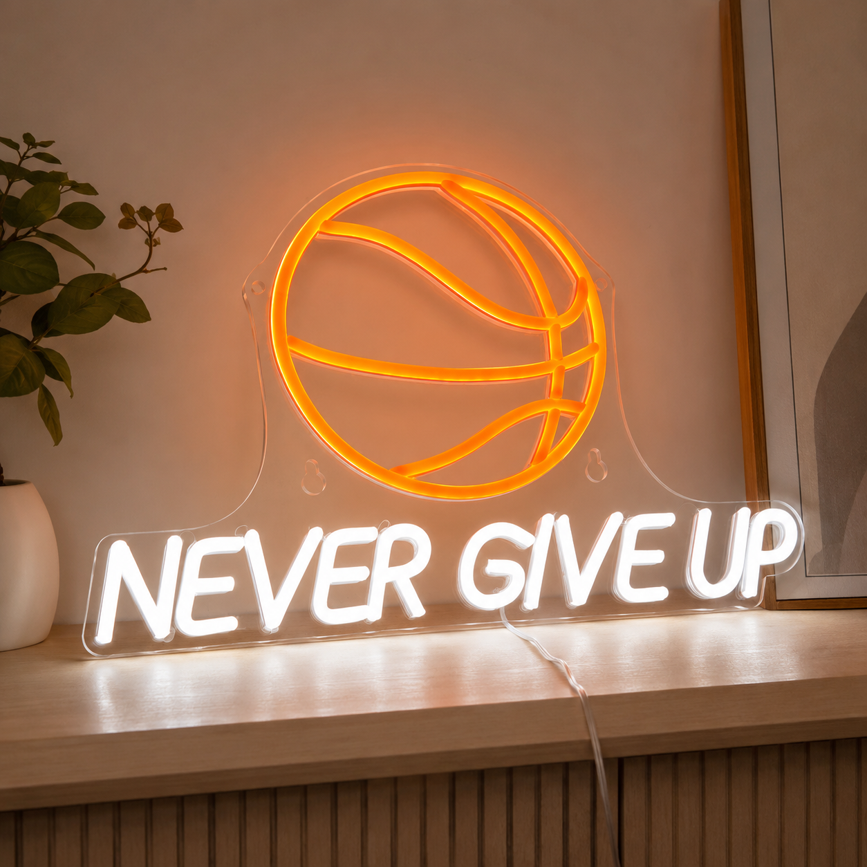 Basketball Home Decor LED Neon Sign main product image