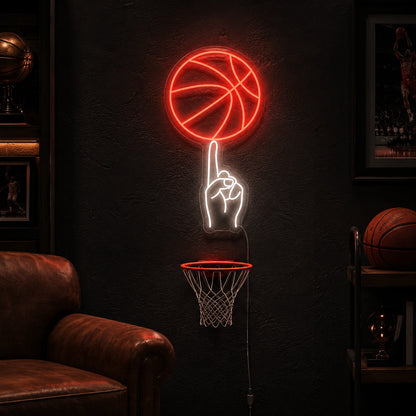 Basketball Hoop Neon Sign LED Neon Sign high-converting product image
