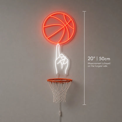 Basketball Hoop Neon Sign LED Neon Sign size image