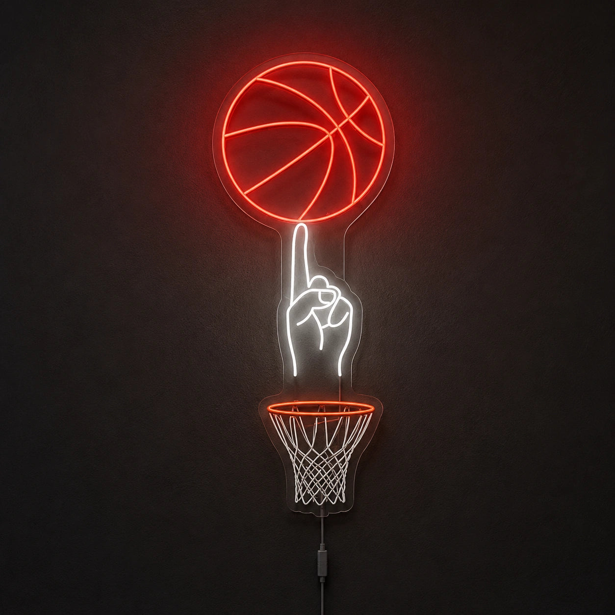 Basketball Hoop Neon Sign LED Neon Sign main product image