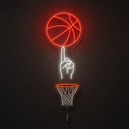 Basketball Hoop Neon Sign LED Neon Sign main product image