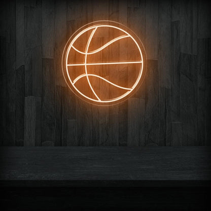 Basketball Led Neon Sign For Game Rooms Boys Gift | Shineneon