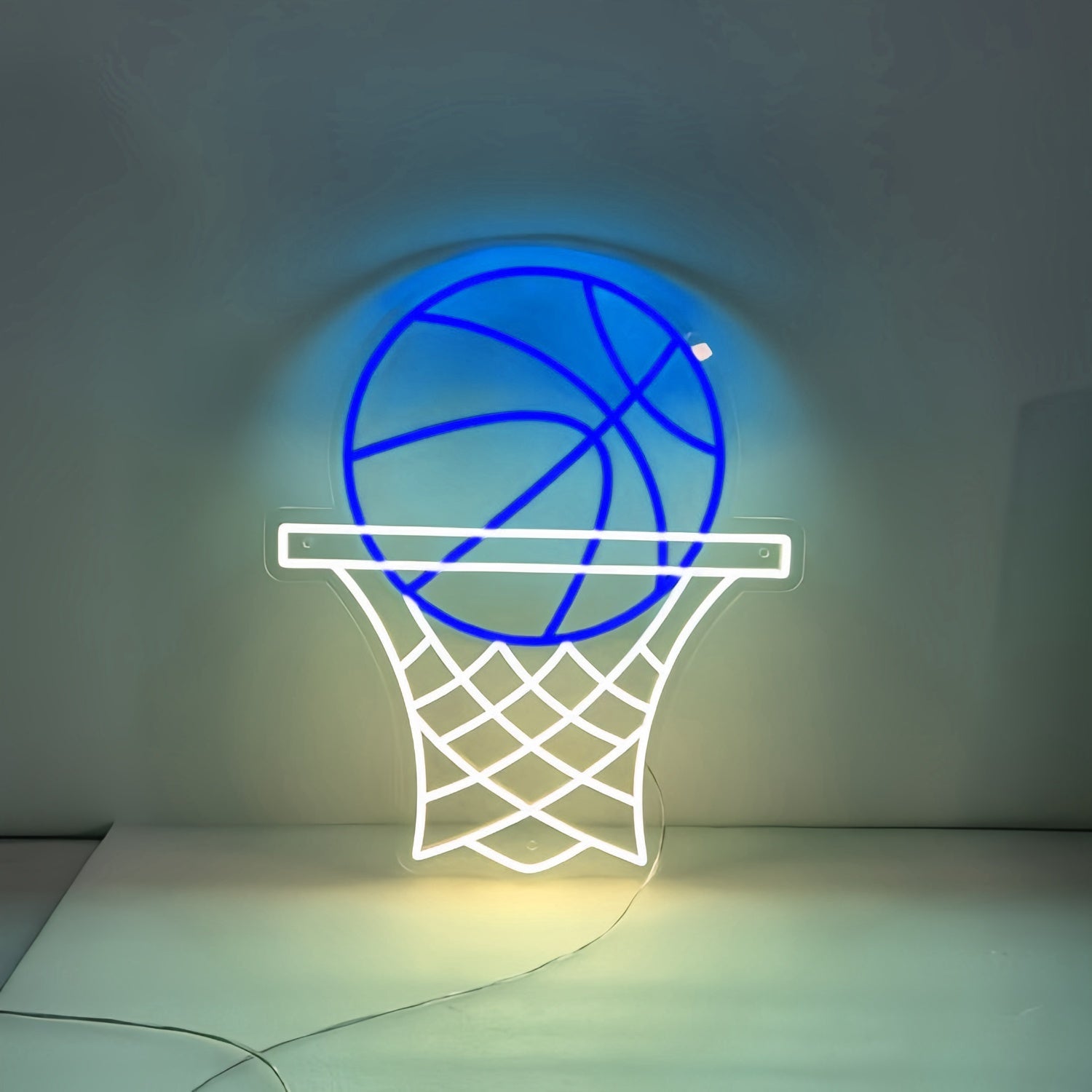 Basketball On Hoop Led Neon Sign - Shineneon
