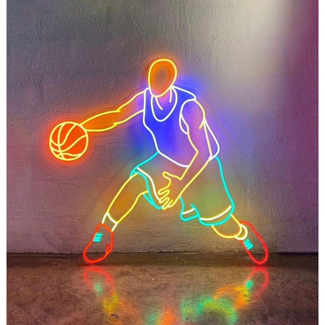 Basketball Player Led Sign Business Neon Sign