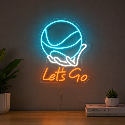 Basketball Practice Room LED Neon Sign main product image